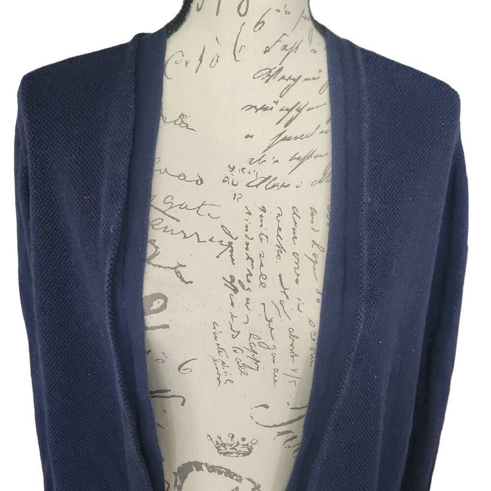 GAP Ladies Size Small Navy Cotton Cardigan - Picture 2 of 6